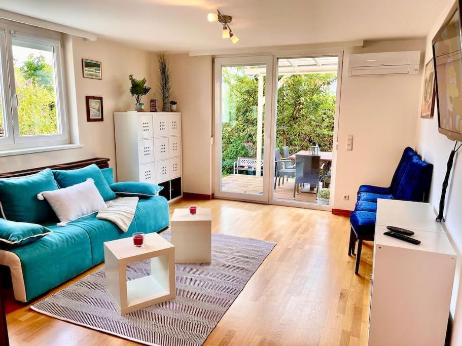 Schoene Wohnung Mit Eigenen Eingang Und Terrasse Gosseling Dış mekan fotoğraf