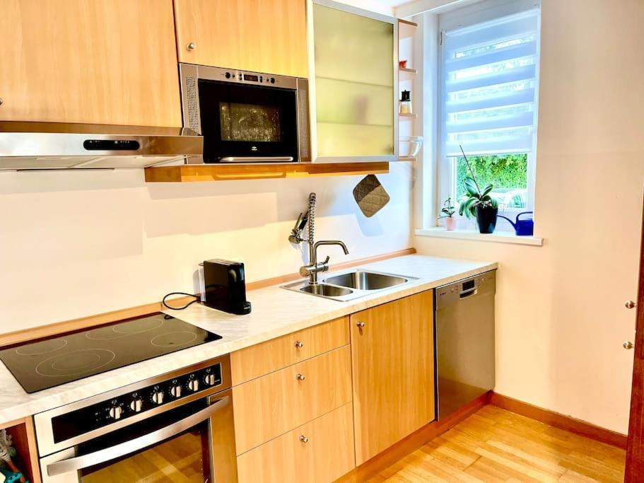 Schoene Wohnung Mit Eigenen Eingang Und Terrasse Gosseling Dış mekan fotoğraf